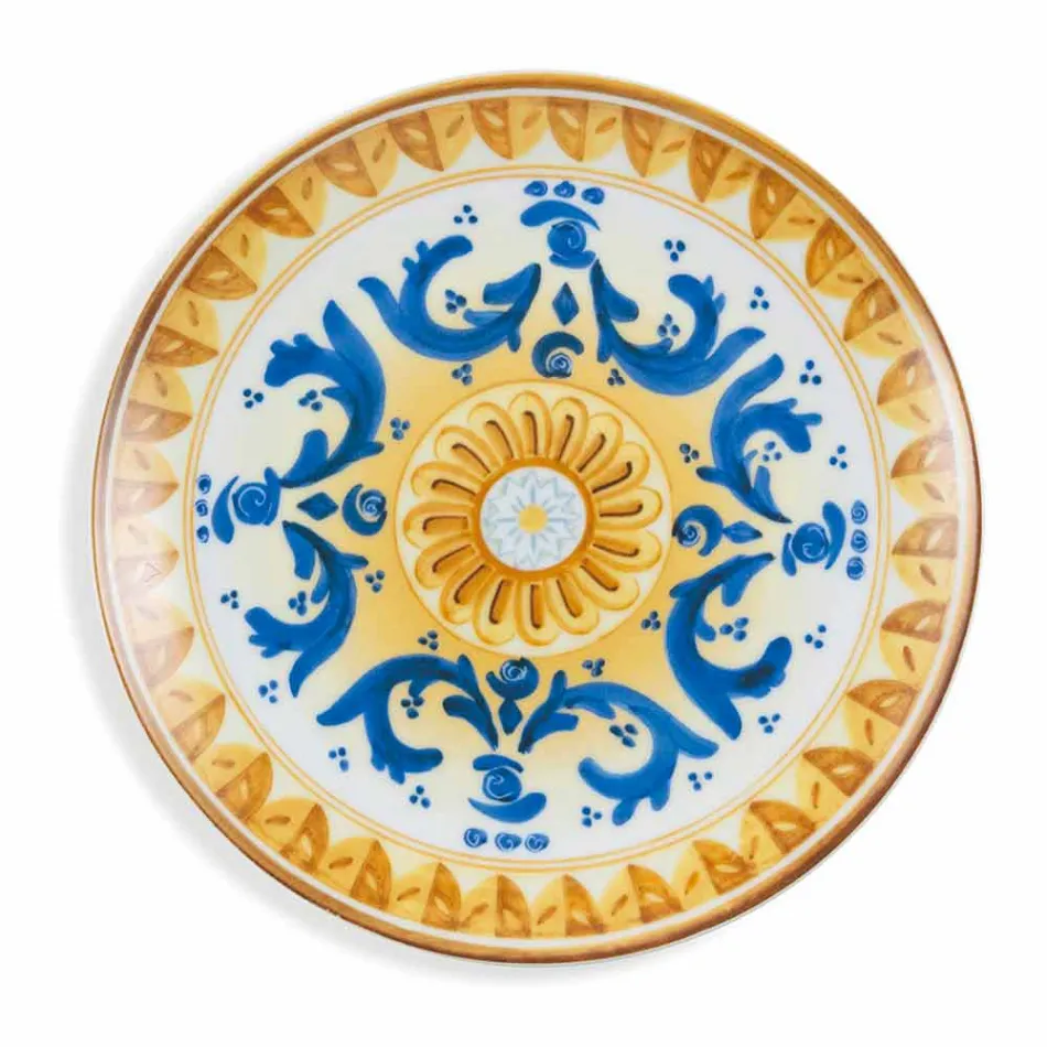 Set complet de produse de masă colorate și moderne de masă 18 piese - Cefalu Viadurini