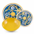 Set complet de produse de masă colorate și moderne de masă 18 piese - Cefalu Viadurini