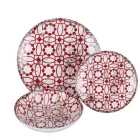 Serviciu de cină din porțelan din 18 piese în 2 finisaje diferite - Jamais Viadurini