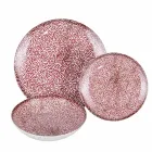 Serviciu de cină din porțelan din 18 piese în 2 finisaje diferite - Jamais Viadurini