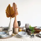 Serviciu de cină din porțelan din 18 piese în 2 finisaje diferite - Jamais Viadurini