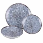 Serviciu de cină din porțelan din 18 piese în 2 finisaje diferite - Jamais Viadurini