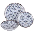 Serviciu de cină din porțelan din 18 piese în 2 finisaje diferite - Jamais Viadurini