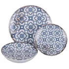 Serviciu de cină din porțelan din 18 piese în 2 finisaje diferite - Jamais Viadurini