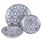 Serviciu de cină din porțelan din 18 piese în 2 finisaje diferite - Jamais Viadurini