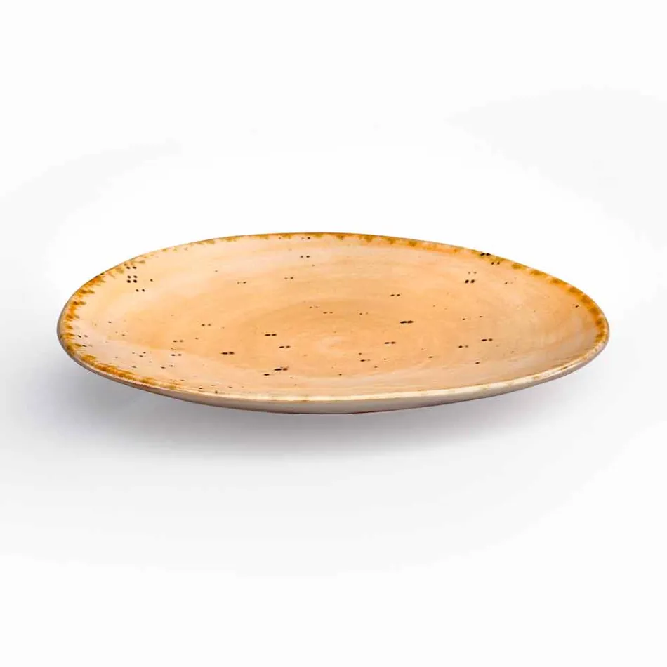 Serviciul de 12 bucăți de aperitiv pentru piese în gresie colorată de design modern - Simba Viadurini