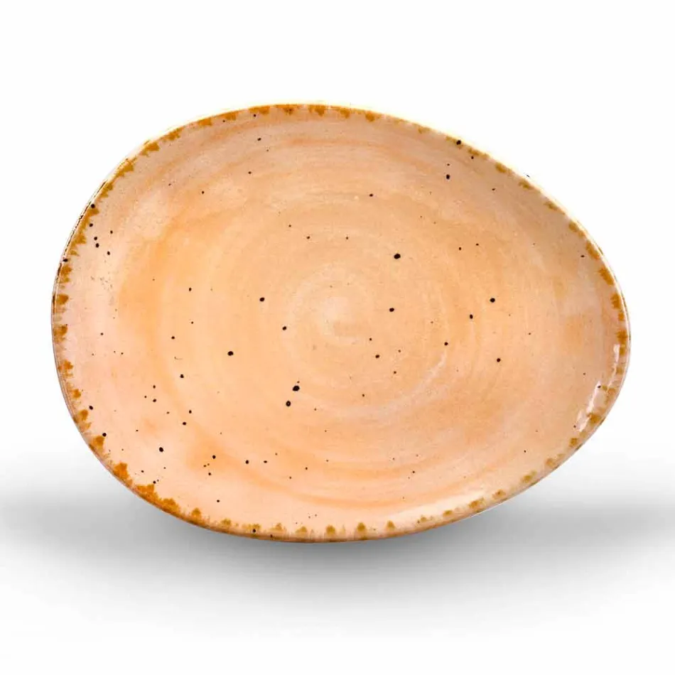 Serviciul de 12 bucăți de aperitiv pentru piese în gresie colorată de design modern - Simba Viadurini