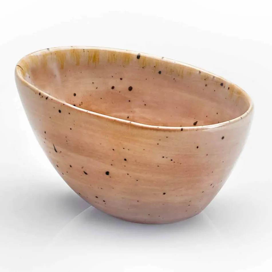 Serviciul de 12 bucăți de aperitiv pentru piese în gresie colorată de design modern - Simba Viadurini