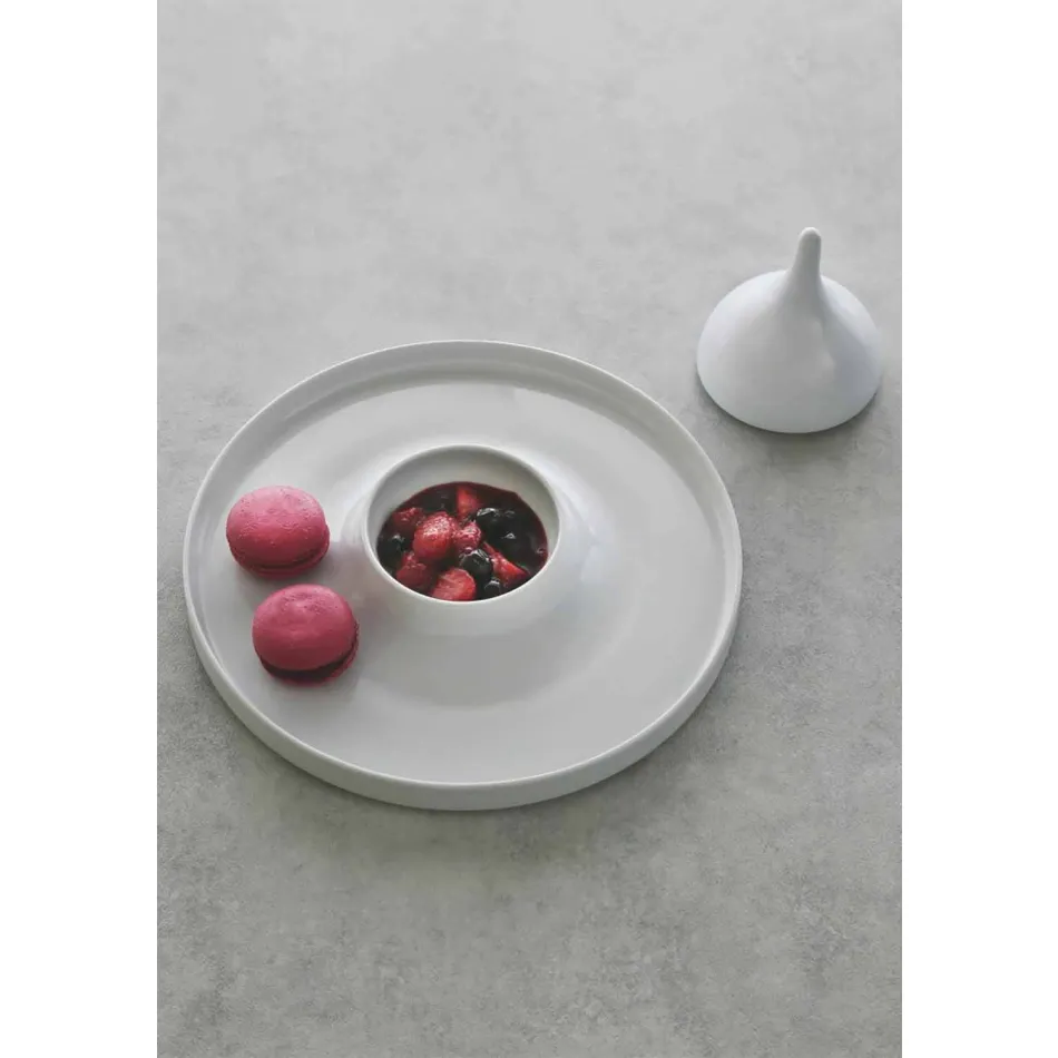 Set de farfurii de aperitiv din porțelan de design modern 8 bucăți - Galatino Viadurini
