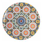 Serviciu Farfurie Pizza Decorat Din Portean Colorat 6 Bucati - Maroc Viadurini