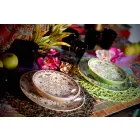 Serviciu de mâncăruri etnice în porțelan și gresie colorată și modernă din 18 piese - Fez Viadurini