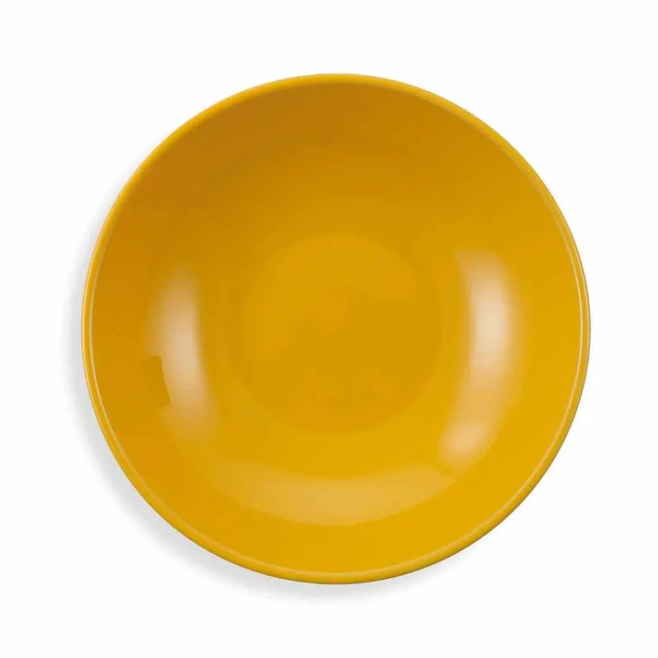 Serviciu de mâncăruri etnice în porțelan și gresie colorată și modernă din 18 piese - Fez Viadurini