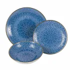 Serviciu de vase în Greutate tare Dolomită, Albastru deschis sau Albastru 18 bucăți - Arabă Viadurini