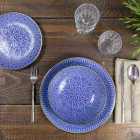 Serviciu de vase în Greutate tare Dolomită, Albastru deschis sau Albastru 18 bucăți - Arabă Viadurini