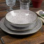 Serviciu de vase în Greutate tare Dolomită, Albastru deschis sau Albastru 18 bucăți - Arabă Viadurini