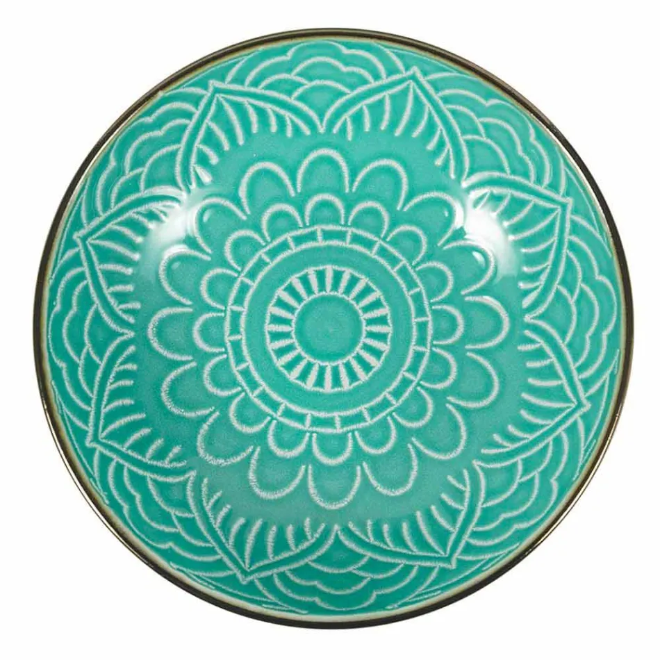 Serviciu de vase în Greutate tare Dolomită, Albastru deschis sau Albastru 18 bucăți - Arabă Viadurini