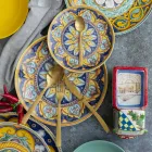 Set de tacâmuri din oțel satinat cu efect de țestoasă 24 piese - Rock Viadurini