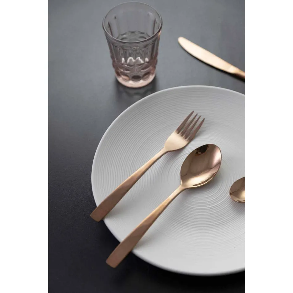 Set de tacâmuri de oțel inoxidabil de lux din 24 de piese - Wisconsinpos Viadurini