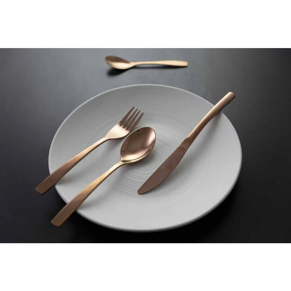 Set de tacâmuri de oțel inoxidabil de lux din 24 de piese - Wisconsinpos Viadurini