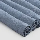 Serviciu Elegant de Servetel de In cu Margine Pliata, 6 Piese Colorate - Onestini Viadurini