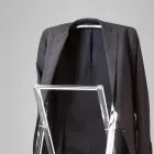 Valet de cameră pliabil din Cristal Acrilic Transparent - Stecla Viadurini