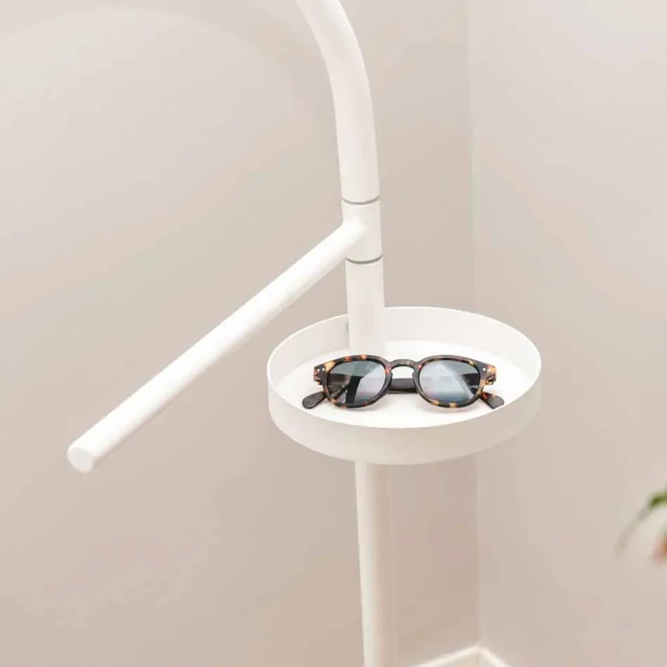 Suport modern cu oțel vopsit RAL de design Made in Italy - Mirello Viadurini