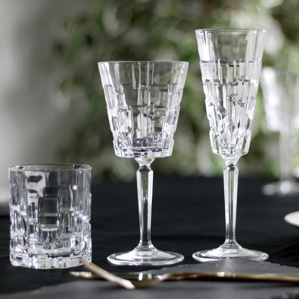 Set de 18 pahare de cristal de lux - Luxuryglass25 Viadurini