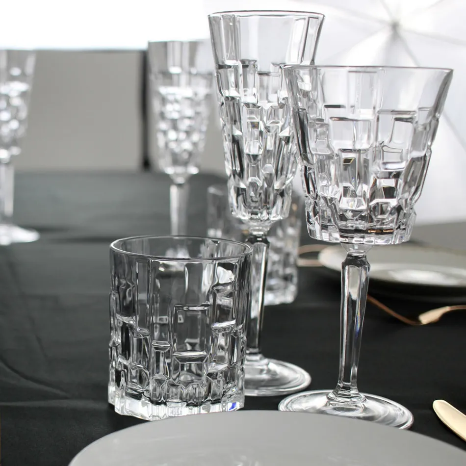 Set de 18 pahare de cristal de lux - Luxuryglass25 Viadurini