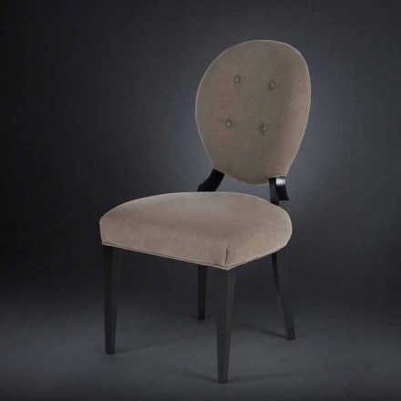2 septembrie scaune tapițate cu spătar lucrat Boutonne Sophia Viadurini