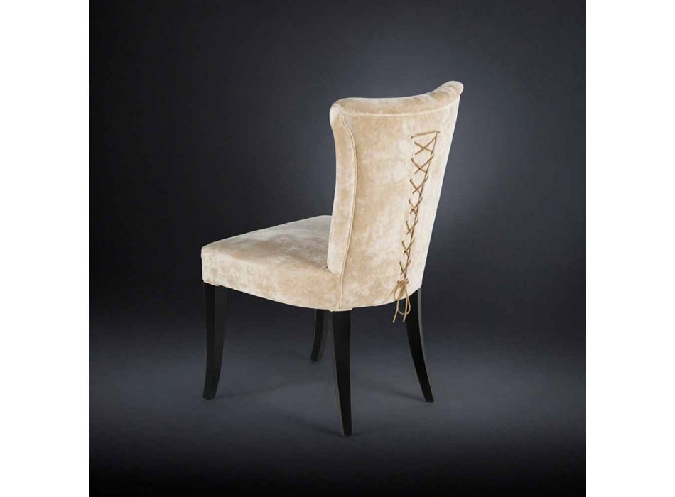 2 septembrie scaune tapițate frumos stil de culoare époque Ecru Degetele Viadurini