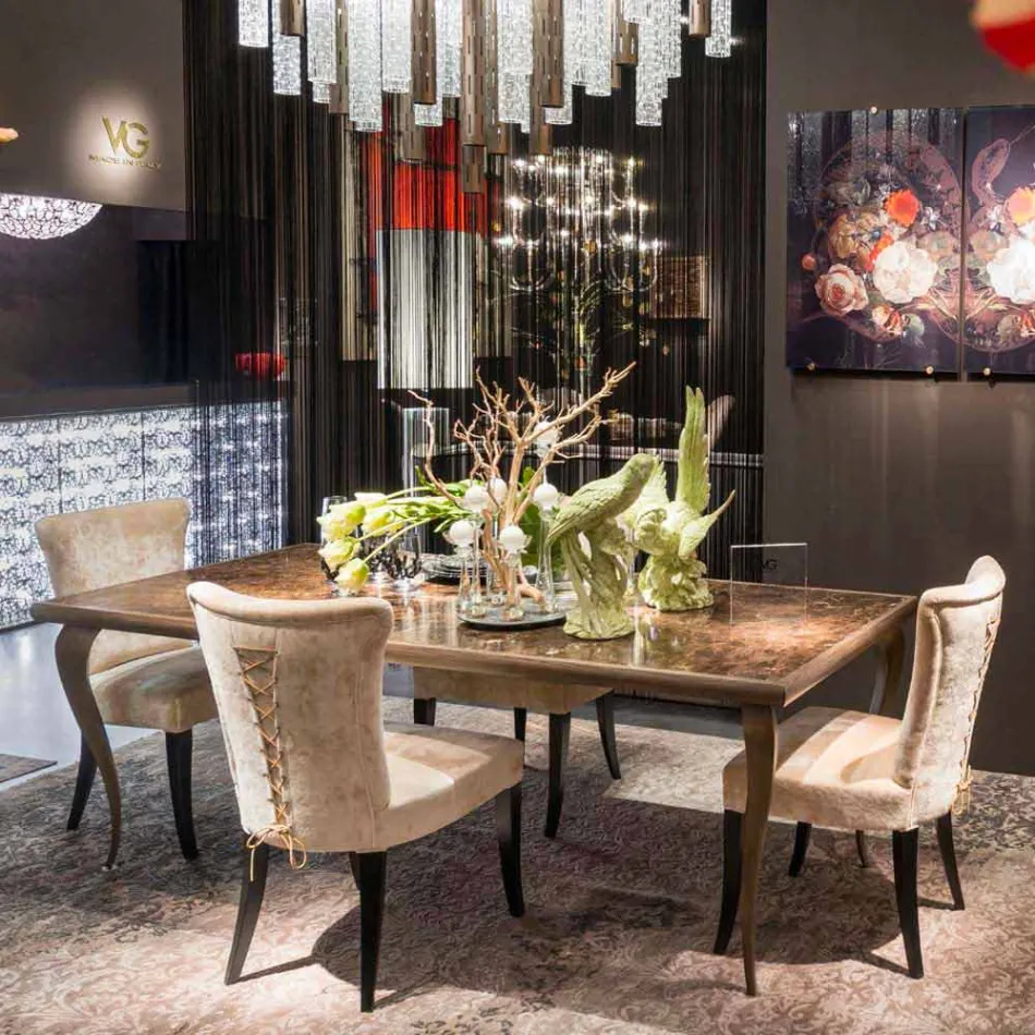 2 septembrie scaune tapițate frumos stil de culoare époque Ecru Degetele Viadurini