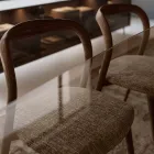 Set de 4 scaune elegante de sufragerie din lemn masiv, fabricate în Italia - Numa Viadurini