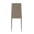 Set de 4 scaune moderne din piele ecologică albă, gri sau gri porumbel - Dora Viadurini