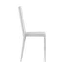 Set de 4 scaune moderne din piele ecologică albă, gri sau gri porumbel - Dora Viadurini