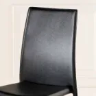 04 septembrie scaune moderne Joy imitație de piele, acoperite în întregime Viadurini