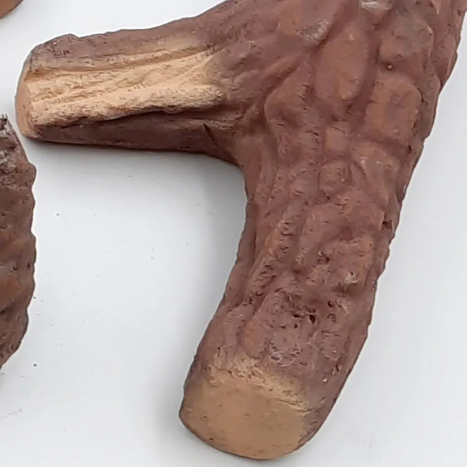 Set 9 Lemn Din Tencuiala Ignifuga pentru Decorarea Semineului Bio - Rio Viadurini