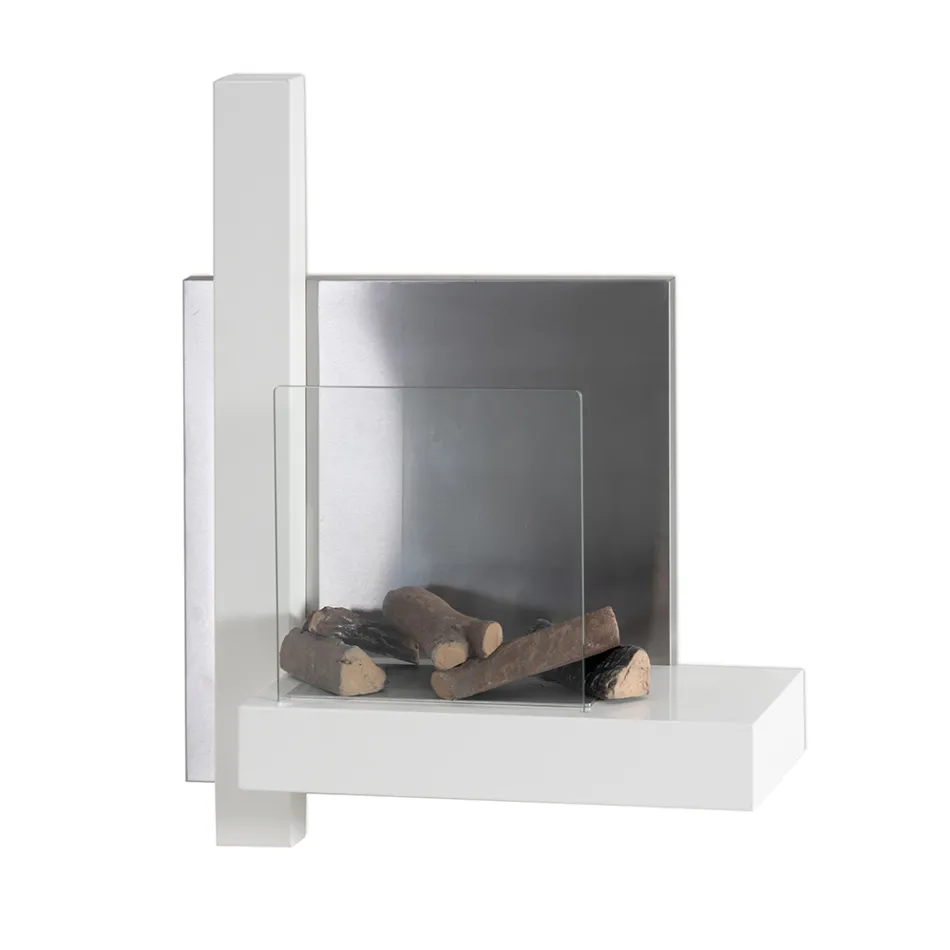 Set 9 Lemn Din Tencuiala Ignifuga pentru Decorarea Semineului Bio - Rio Viadurini