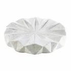 Levice Set de accesorii pentru baie din rășină albă Viadurini