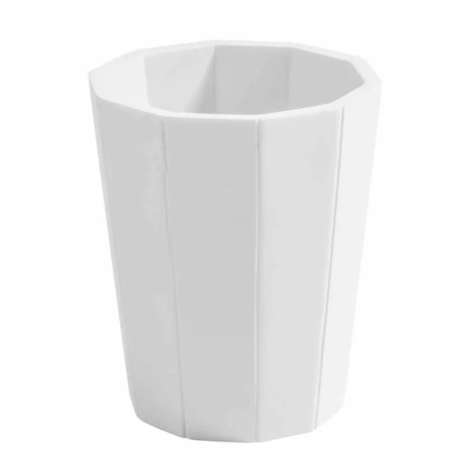 Rivello rășină accesorii de baie stabilite în rășină modernă Viadurini