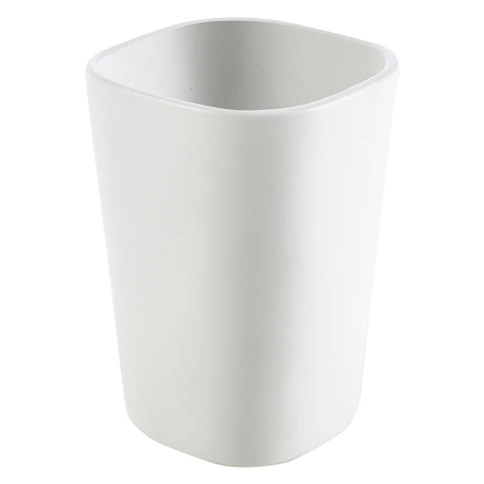 Setul de accesorii pentru baie din ceramica Carsoli si lemn Viadurini