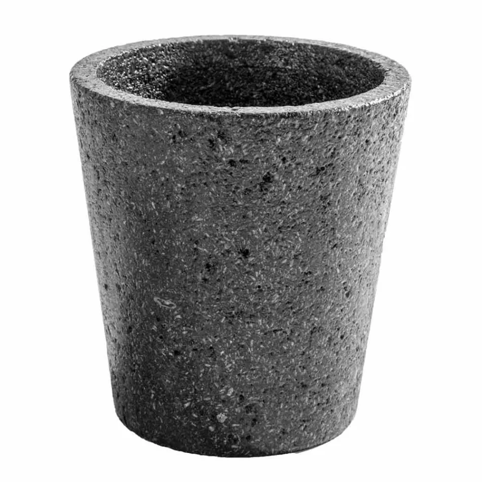 Montiano lavă piatră accesorii de baie set Viadurini