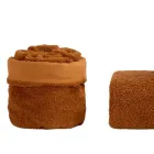 Set de baie din 8 piese din bumbac pur vopsit în haine - neted Viadurini