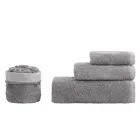 Set de baie din 8 piese din bumbac pur vopsit în haine - neted Viadurini