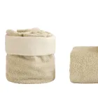 Set de baie din 8 piese din bumbac pur vopsit în haine - neted Viadurini