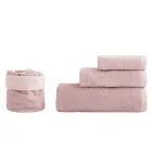 Set de baie din 8 piese din bumbac pur vopsit în haine - neted Viadurini