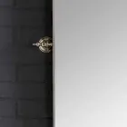 Set de baie cu dublă consolă în ceramică albă de structură liniară Viadurini