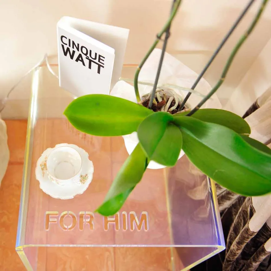 Seturi de noptiere de design modern în metacrilat Made in Italy - Leielui Viadurini