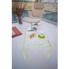 Seturi de noptiere de design modern în metacrilat Made in Italy - Leielui Viadurini