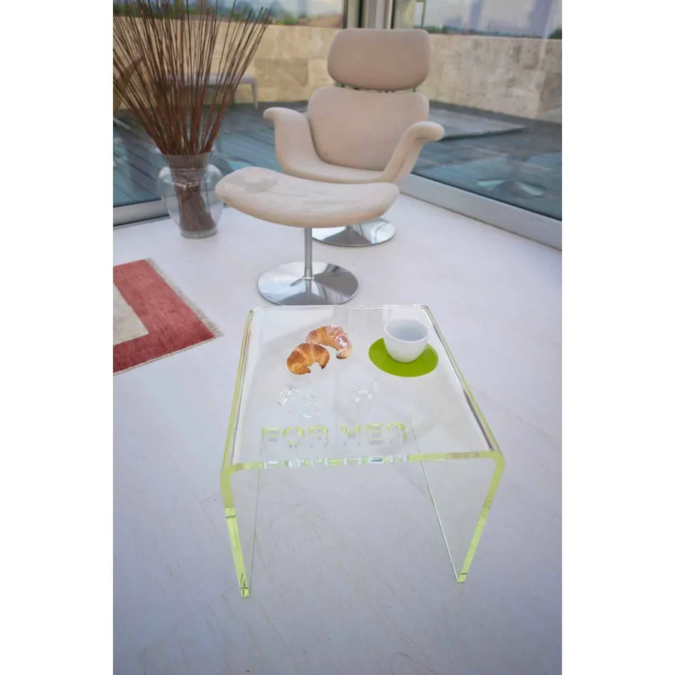 Seturi de noptiere de design modern în metacrilat Made in Italy - Leielui Viadurini