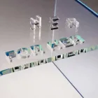 Seturi de noptiere de design modern în metacrilat Made in Italy - Leielui Viadurini